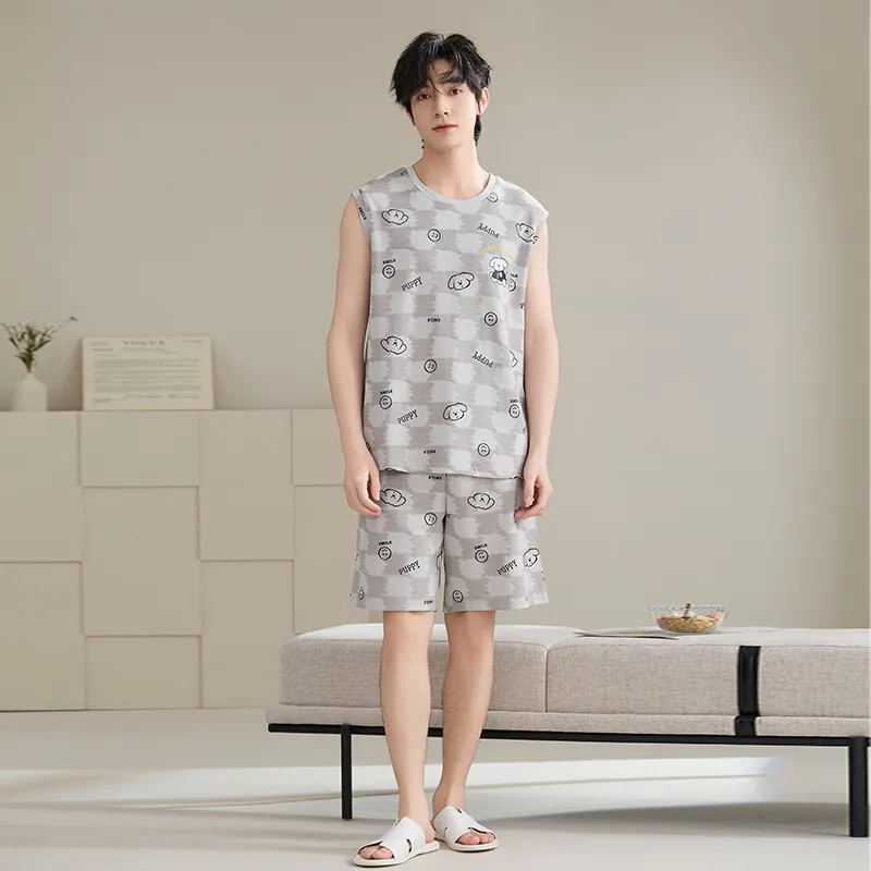 Mulong family Men Pajama Sets-1