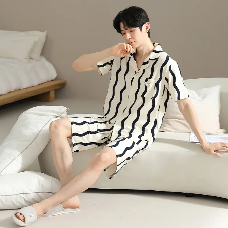 Mulong family Men Pajama Sets-3