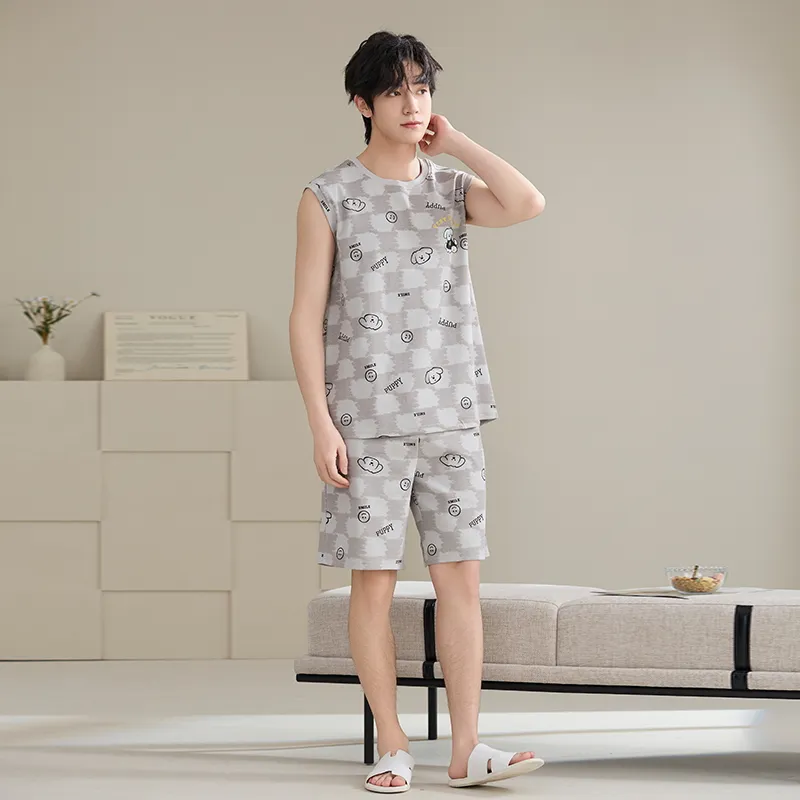 Mulong family Men Pajama Sets-2