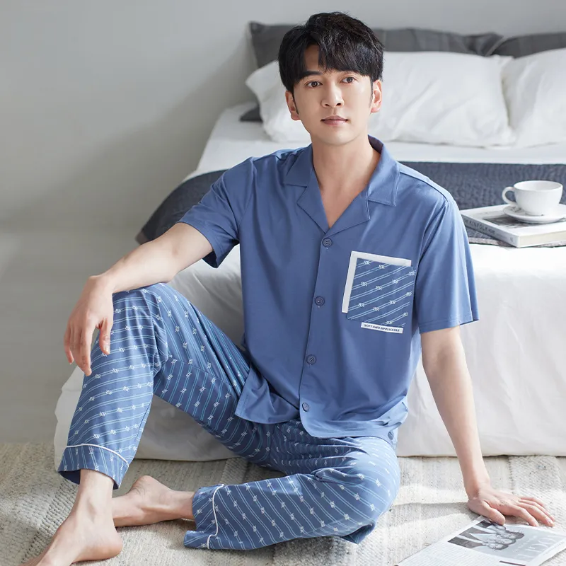 Mulong family Men Pajama Sets-4
