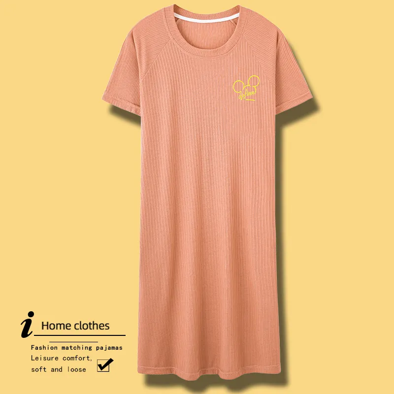Mulong Family Nightgown Women's Orange-2
