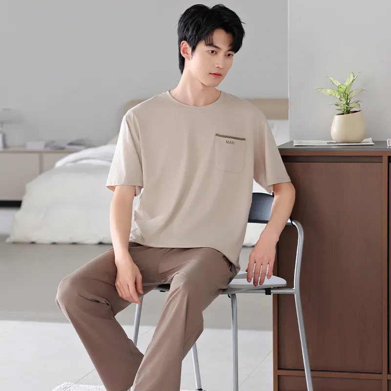 Mulong family Men Pajama Sets-3