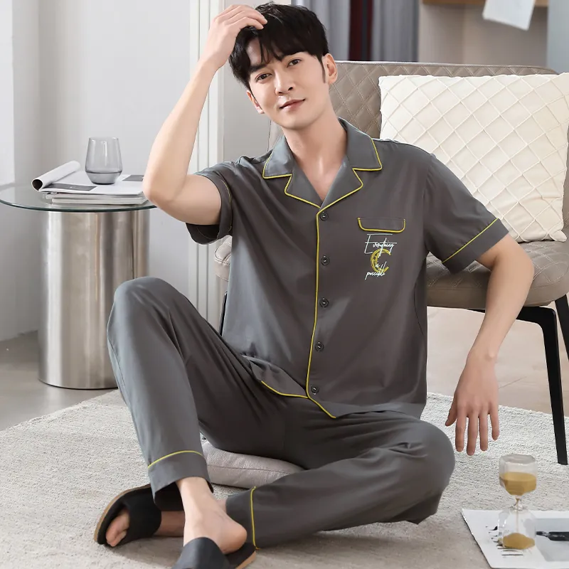Mulong family Men Pajama Sets-4