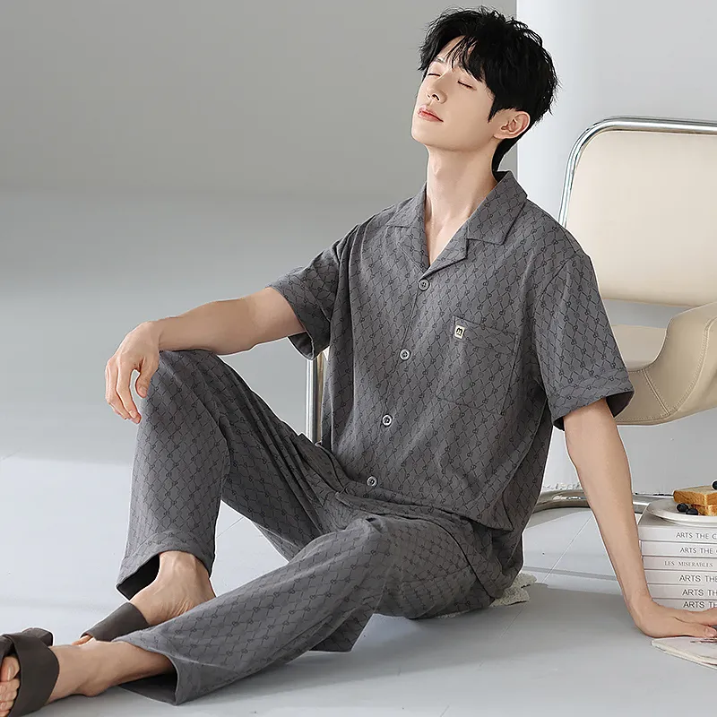 Mulong family Men Pajama Sets-4