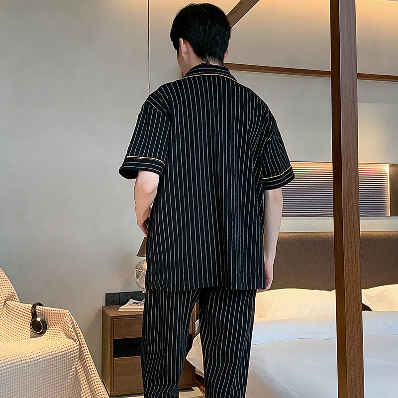 Mulong Family Pajama Set Men's Black-1