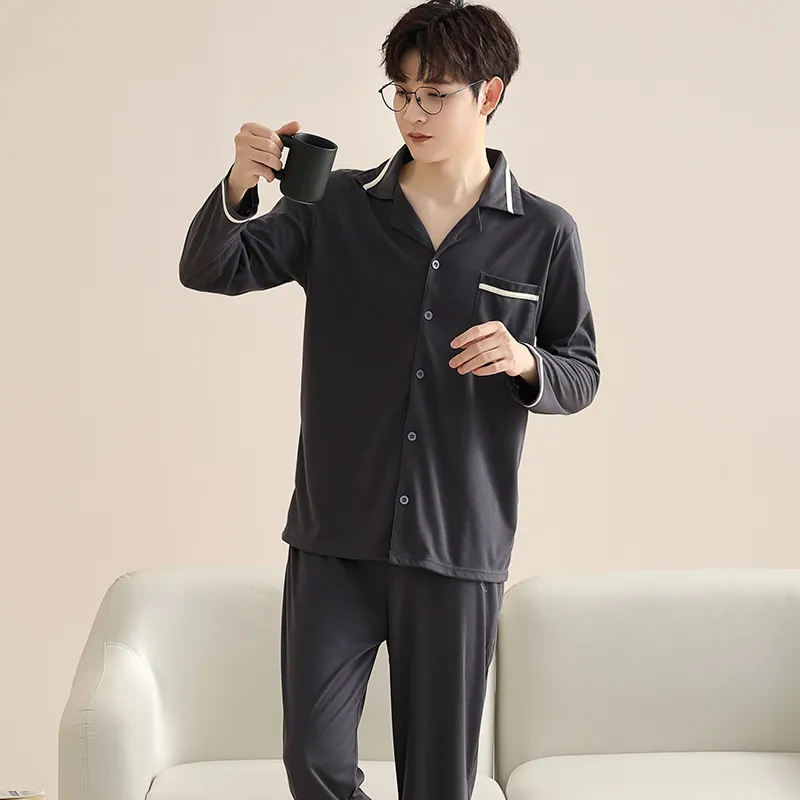 Mulong family Men Pajama Sets-3