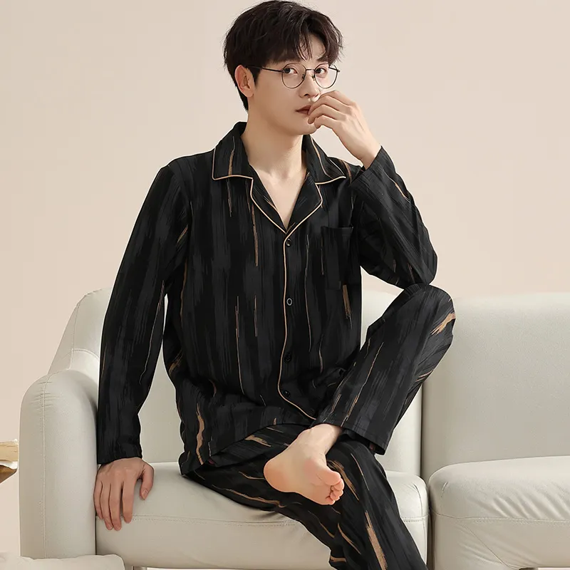 Mulong family Men Pajama Sets-4