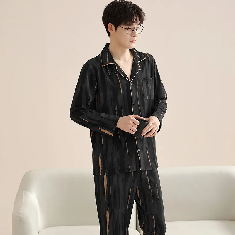 Mulong family Men Pajama Sets-3