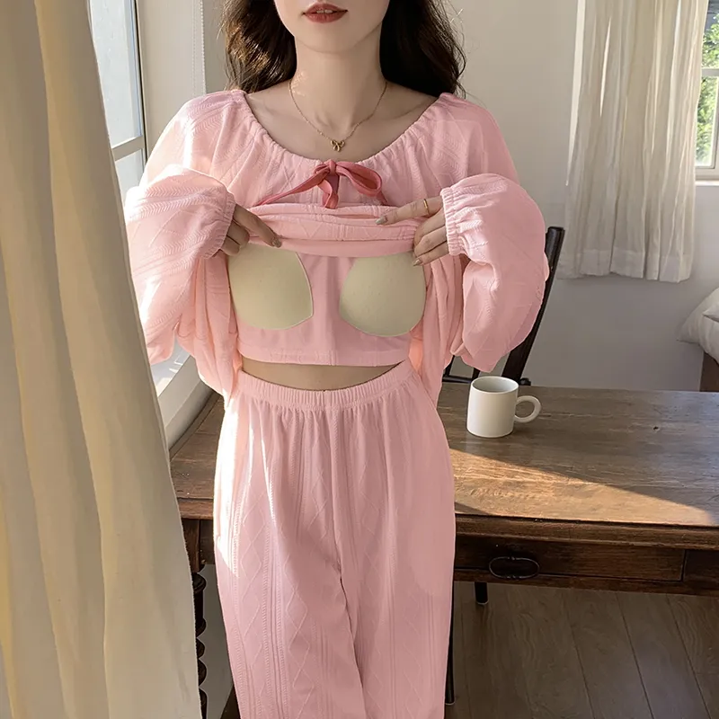 Mulong Family Pajama Set Women's Pink-3