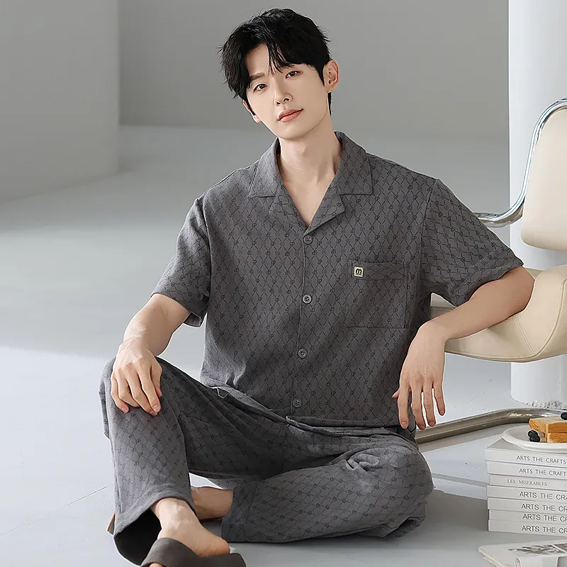 Mulong family Men Pajama Sets-1