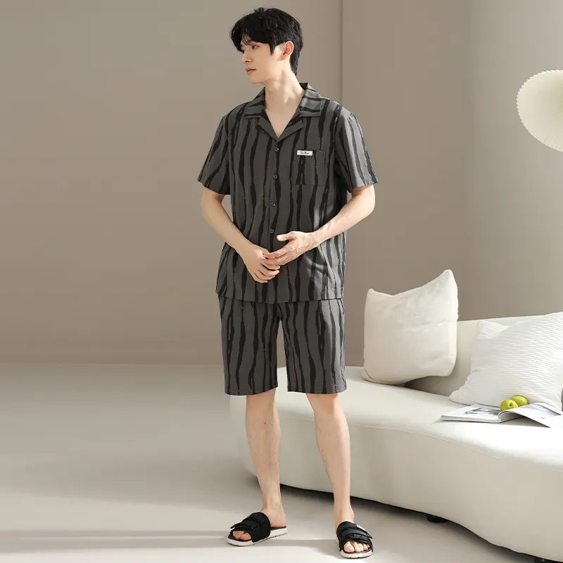 Mulong family Men Pajama Sets-3