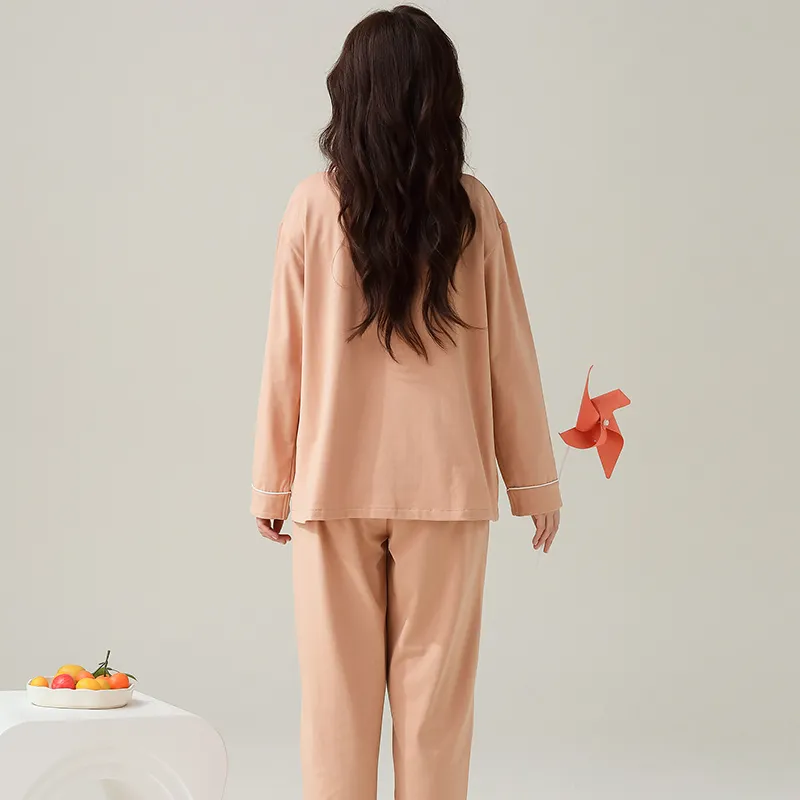 Mulong Family Pajama Set Women's Khaki-1