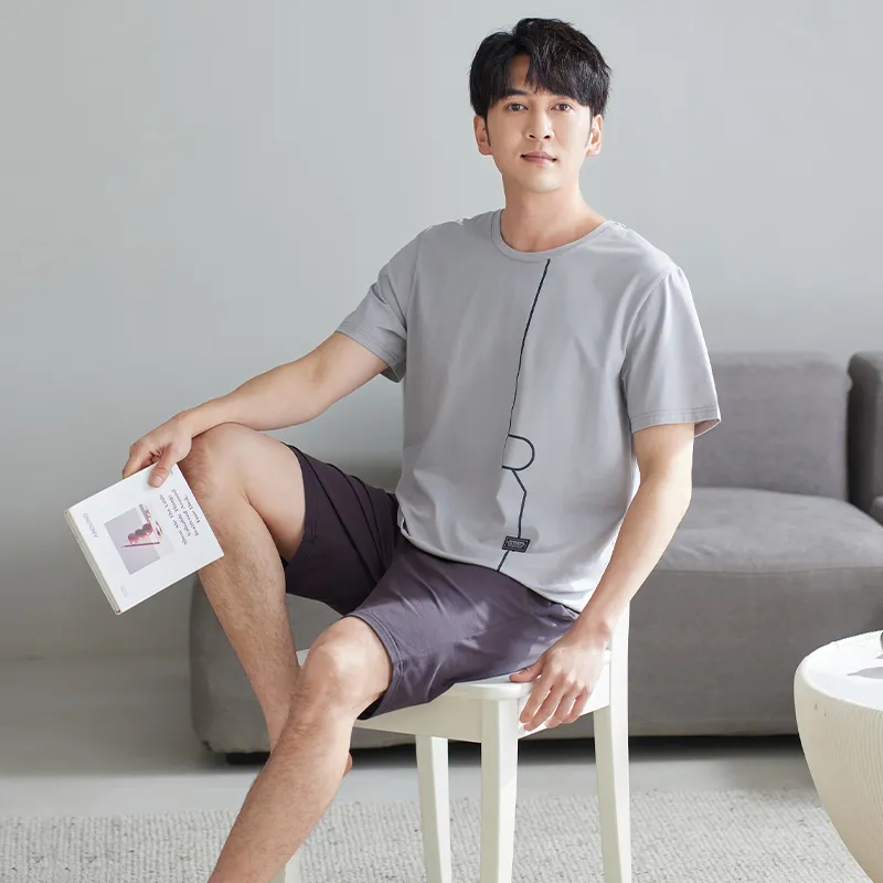 Mulong family Men Pajama Sets-1