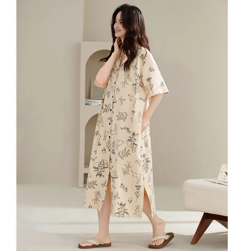 Mulong Family Nightgown Women's-4