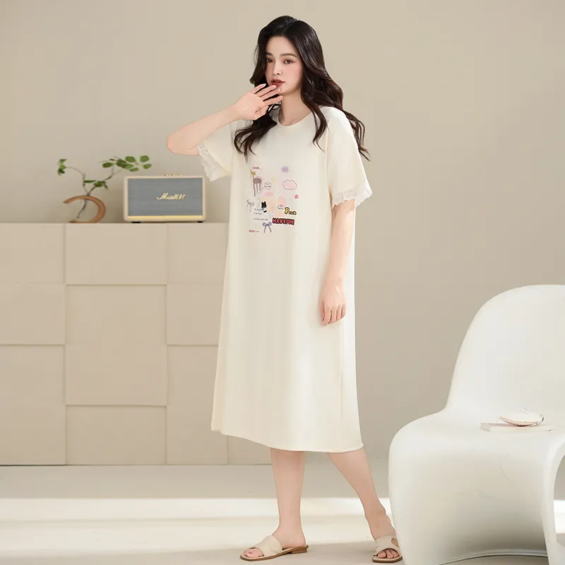 Mulong Family Nightgown Women's-3