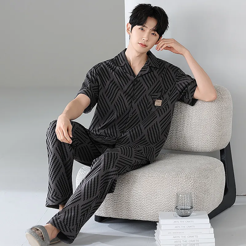 Mulong family Men Pajama Sets-3