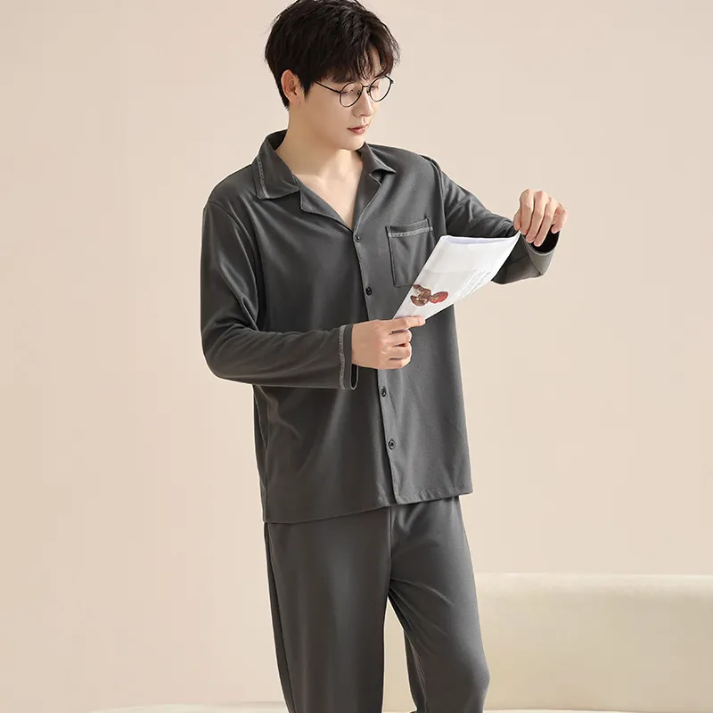 Mulong family Men Pajama Sets-4