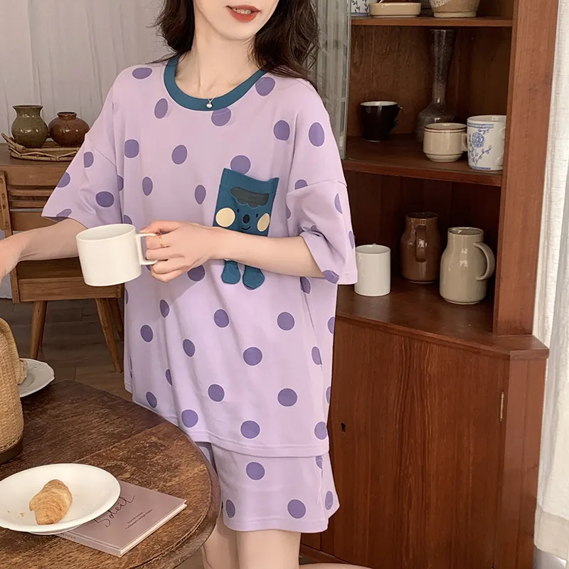Mulong Family Pajama Set Women's Purple-1
