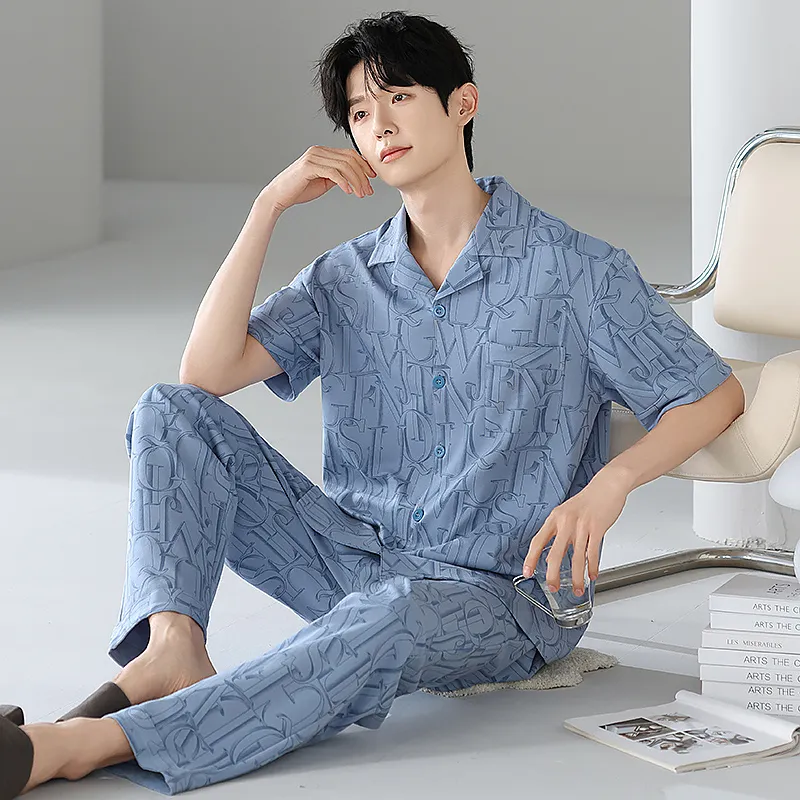 Mulong family Men Pajama Sets-3