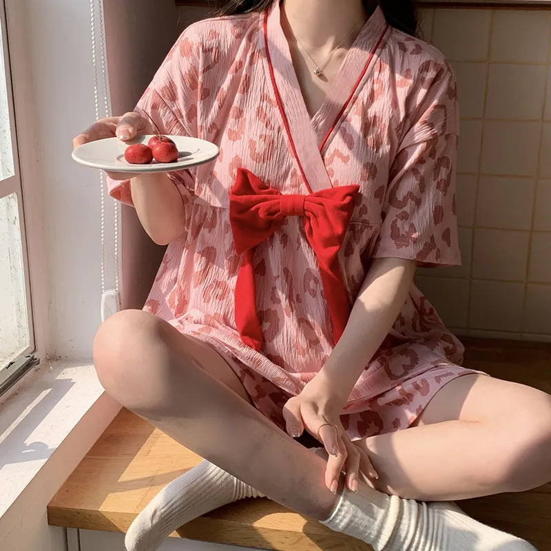 Mulong Family Pajama Set Women's Rose Red-8