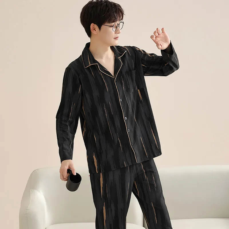 Mulong family Men Pajama Sets-2