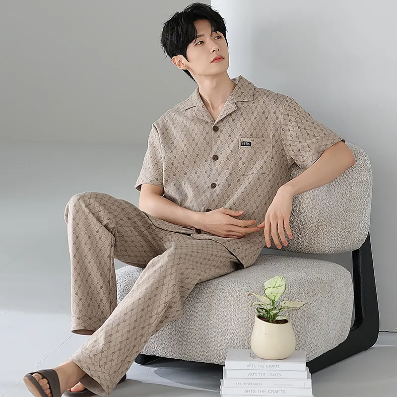 Mulong family Men Pajama Sets-3