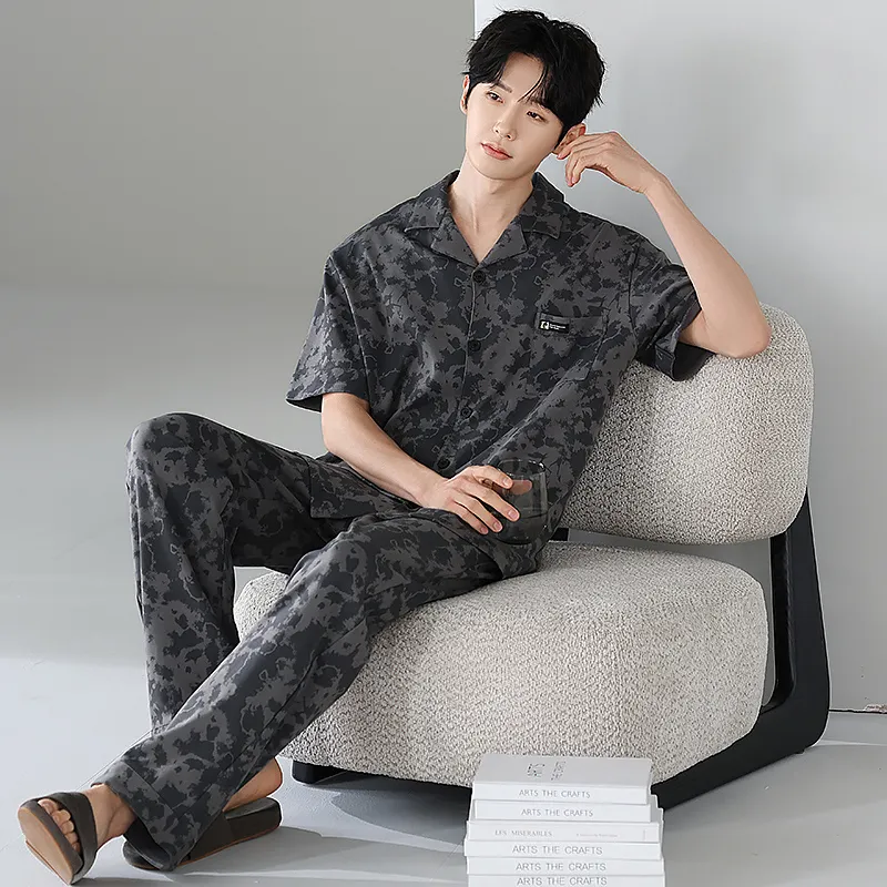Mulong family Men Pajama Sets-3