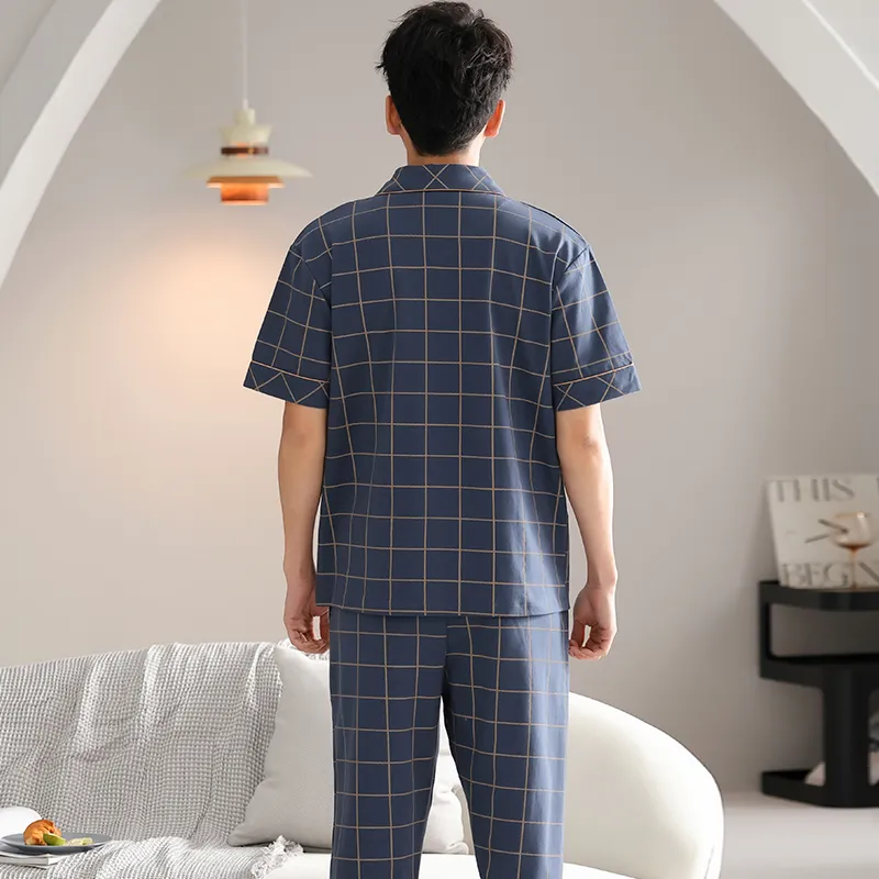 Mulong family Men Pajama Sets-3