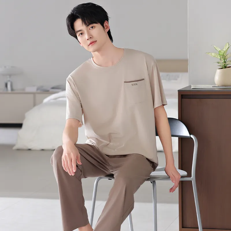 Mulong family Men Pajama Sets-2