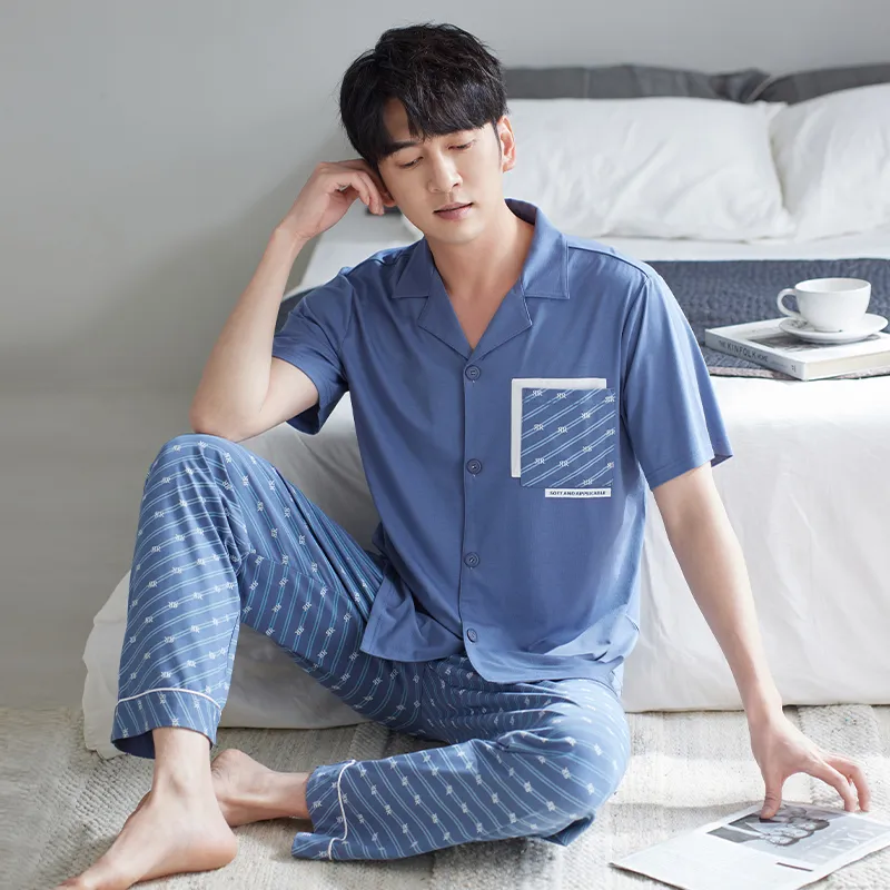 Mulong family Men Pajama Sets-3