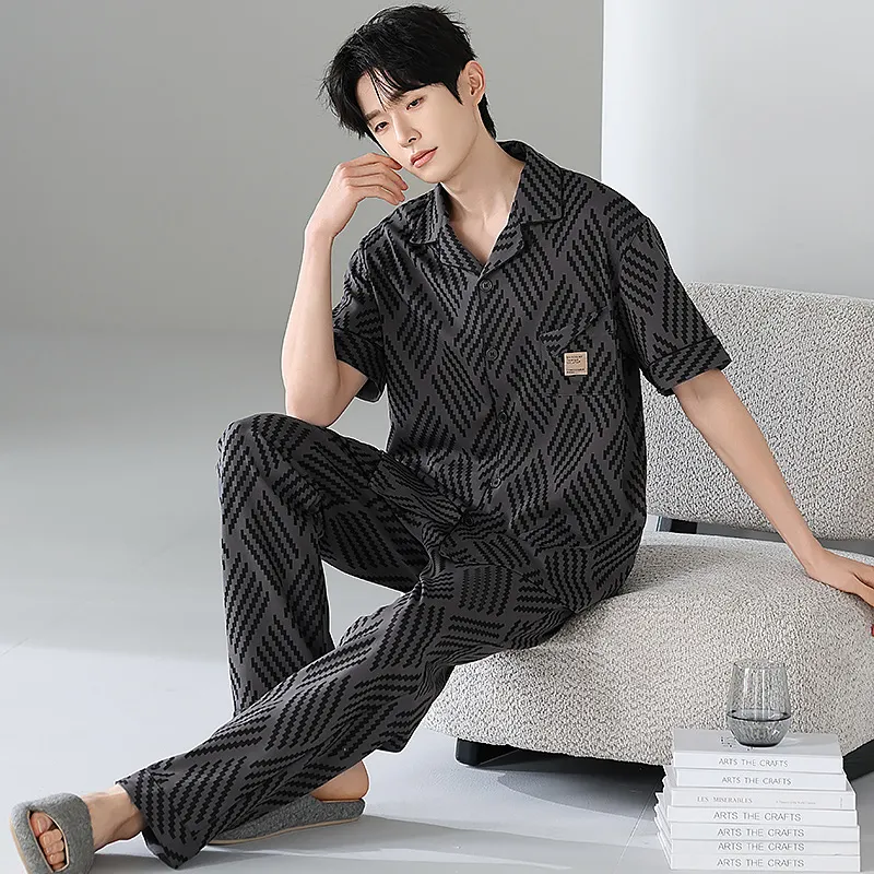 Mulong family Men Pajama Sets-4