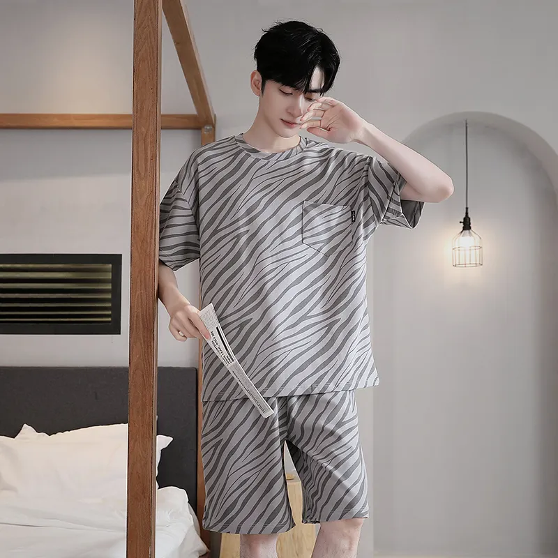 Mulong Family Pajama Set Men's Tea Brown-1