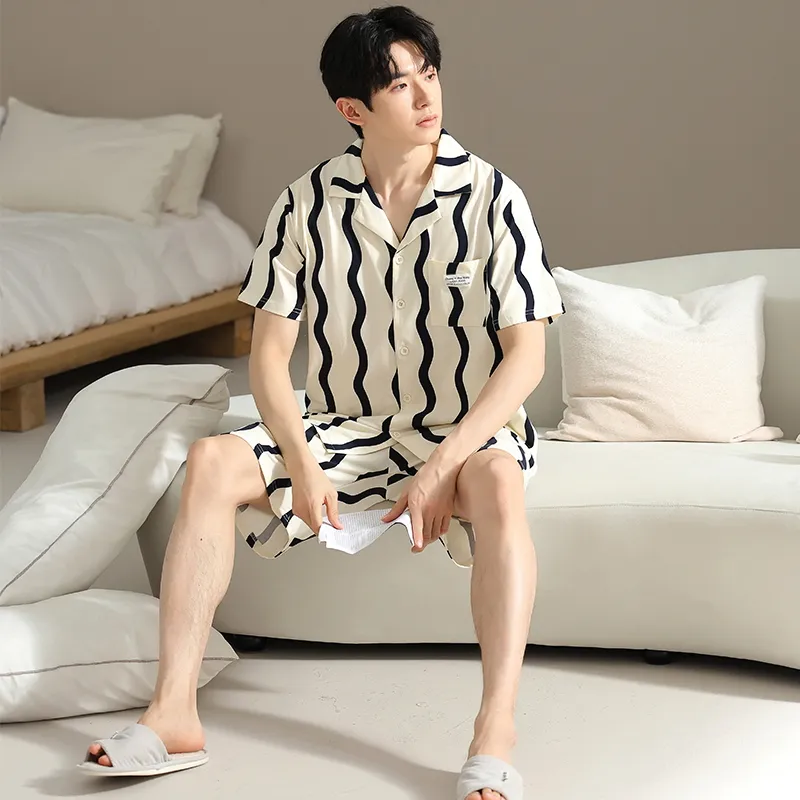 Mulong family Men Pajama Sets-2