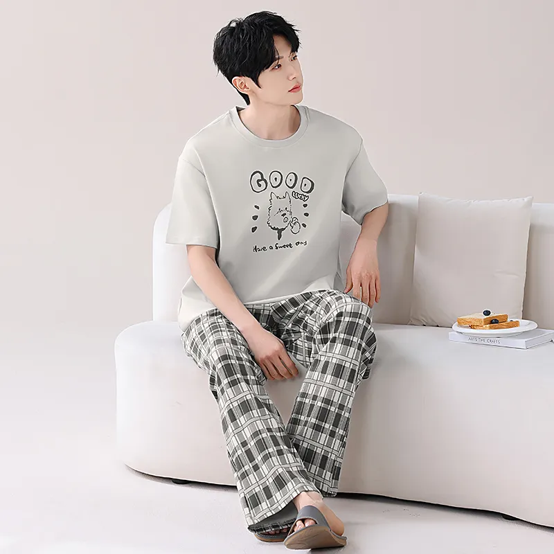 Mulong family Men Pajama Sets-4