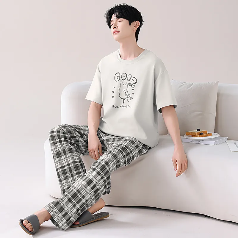 Mulong family Men Pajama Sets-2