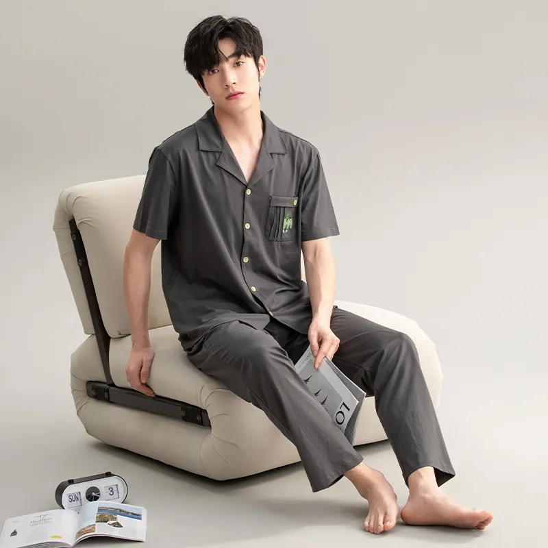 Mulong family Men Pajama Sets-2