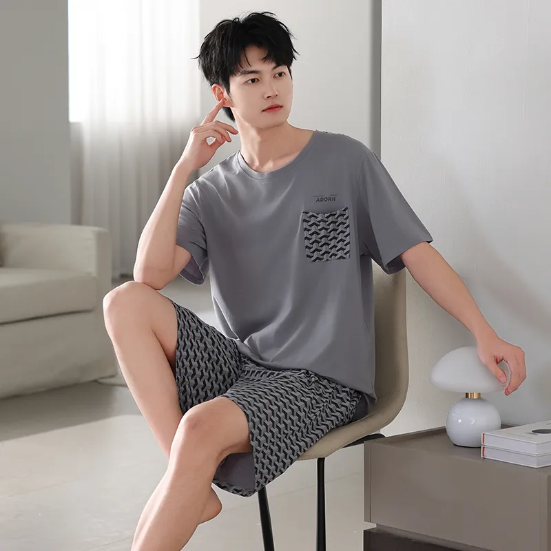 Mulong family Men Pajama Sets-3
