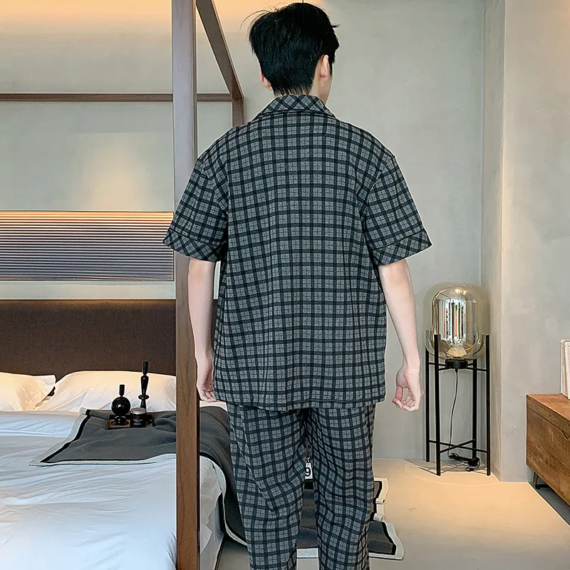 Mulong Family Pajama Set Men's Heather Gray-1