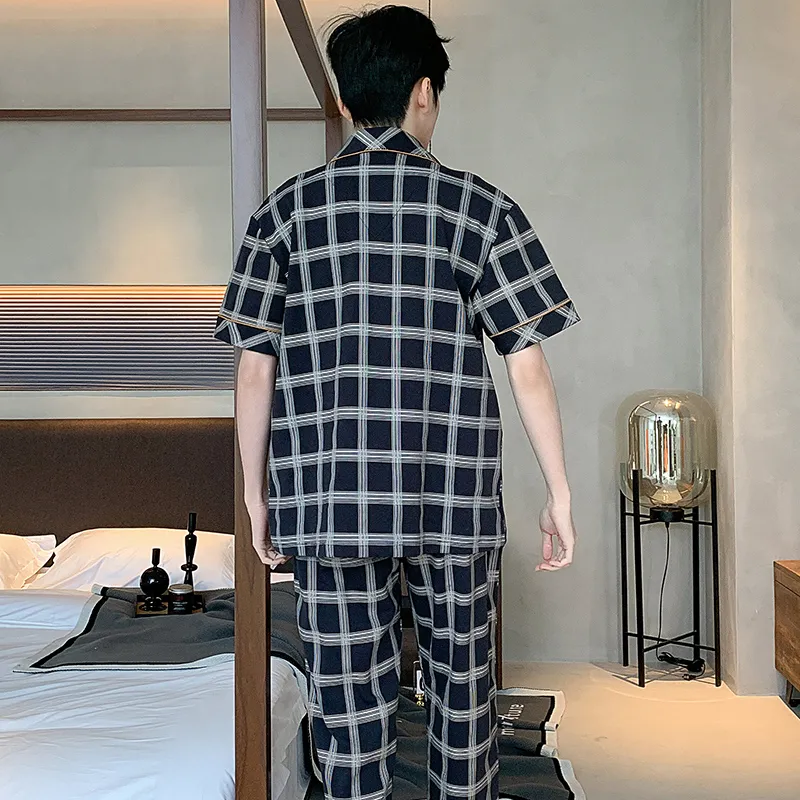 Mulong Family Pajama Set Men's Black-1