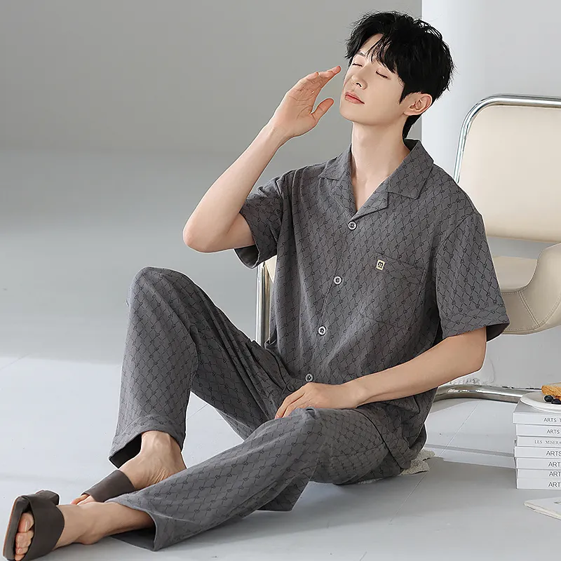Mulong family Men Pajama Sets-3
