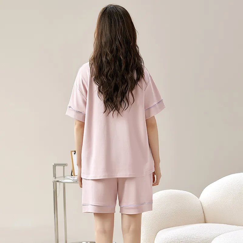 Mulong Family Pajama Set Women's Pink-1
