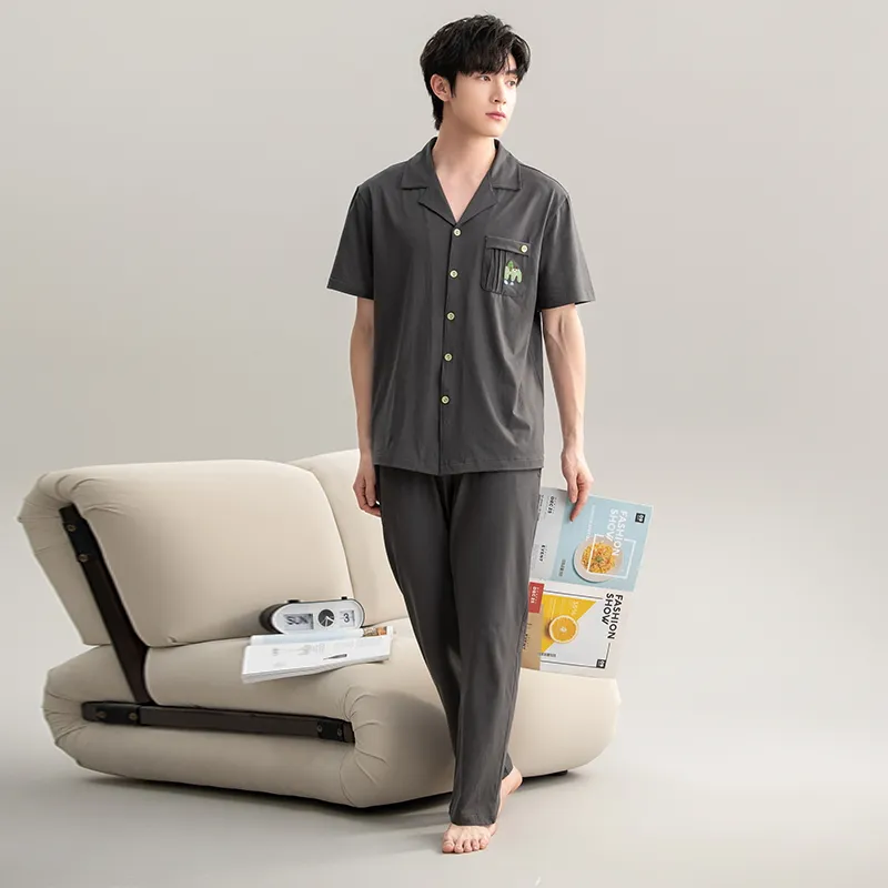 Mulong family Men Pajama Sets-3