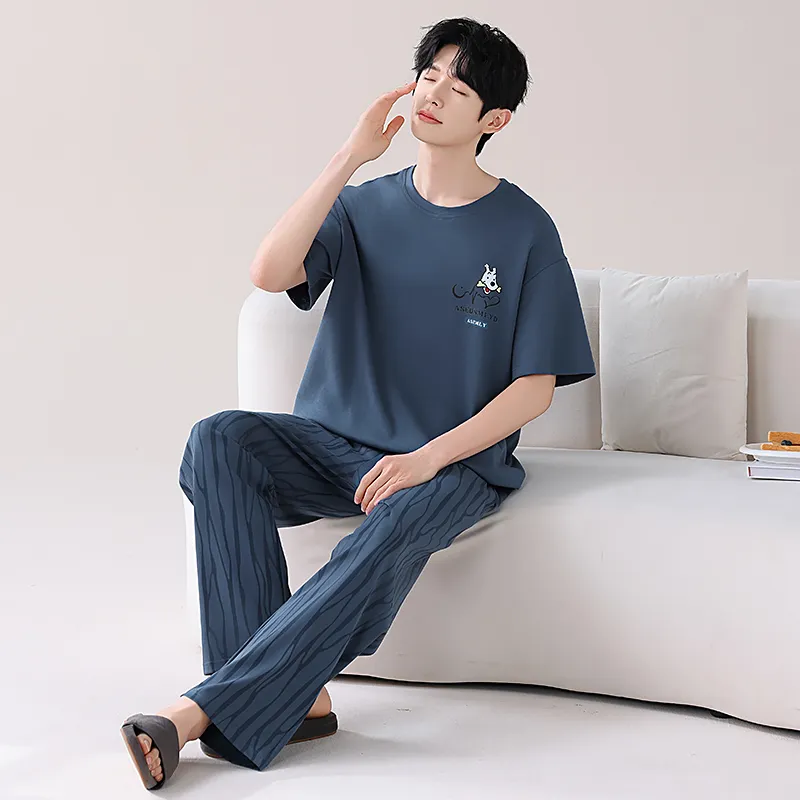 Mulong family Men Pajama Sets-3