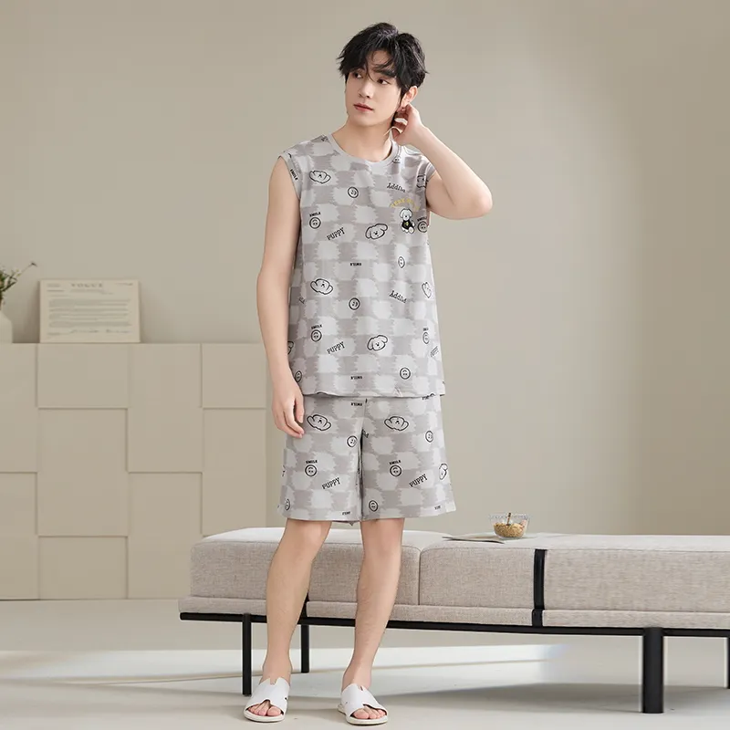 Mulong family Men Pajama Sets-3