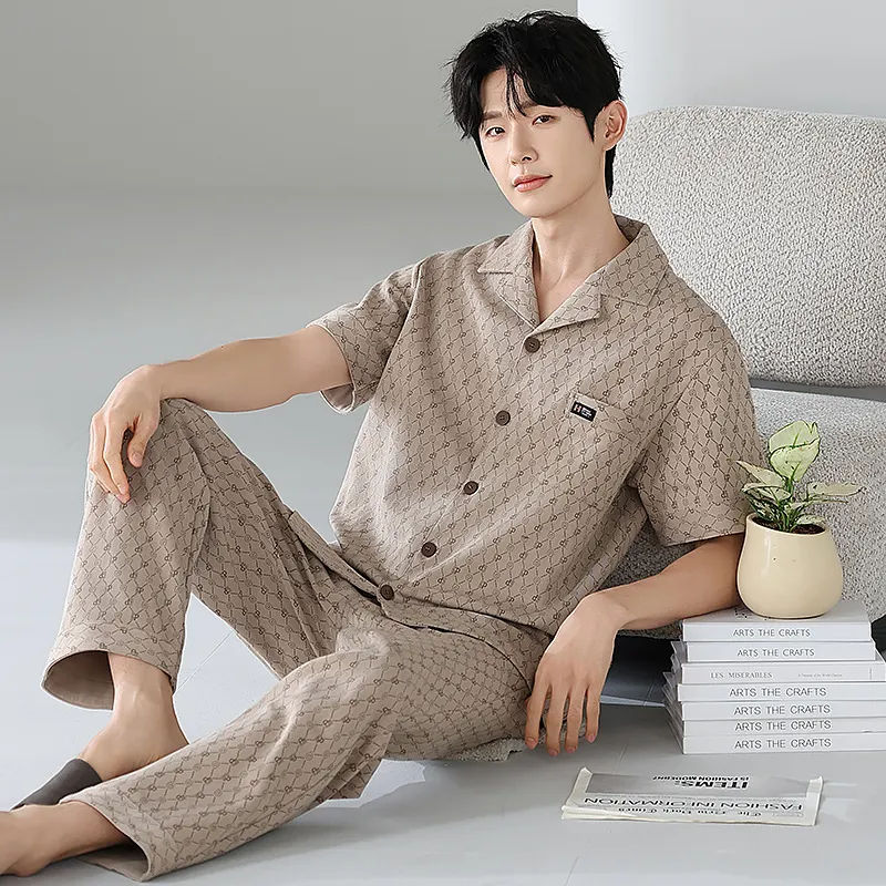 Mulong family Men Pajama Sets-4