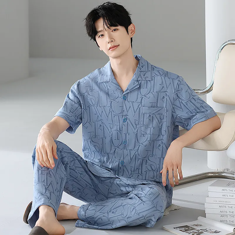 Mulong family Men Pajama Sets-4