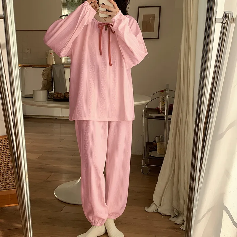 Mulong Family Pajama Set Women's Pink-7