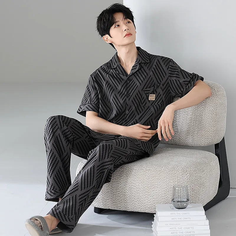 Mulong family Men Pajama Sets-2