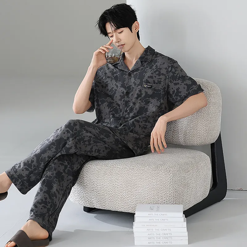 Mulong family Men Pajama Sets-4