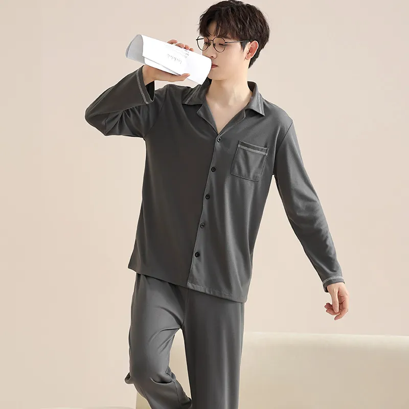 Mulong family Men Pajama Sets-3